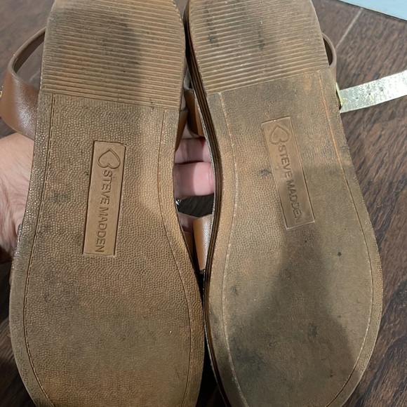 Steve Madden Girls Flat Sandals Size 3 - Picture 3 of 4